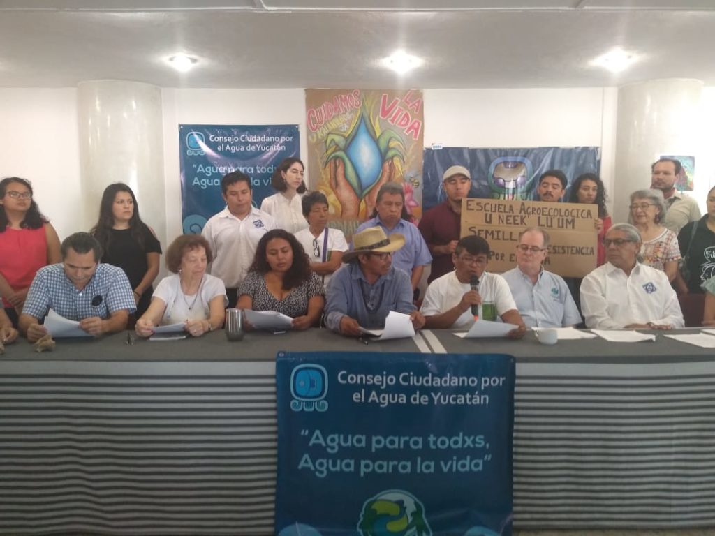Consejo ciudadano por el agua de Yucatán exige a legisladores federales reconocer las particularidades del territorio yucateco