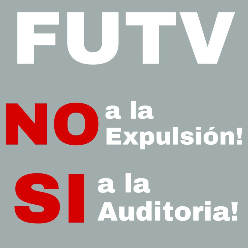 Se avecina nuevo conflicto en el FUTV