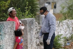 Fermin Sosa Lugo alcalde Izamaleño entregar 18 toneladas de carne en todo su municipio