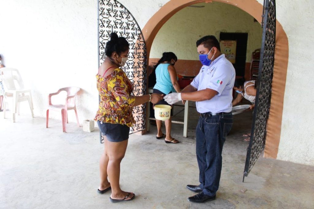 El Ayuntamiento de Umán continúa instalando Comedores Comunitarios en apoyo a la población más vulnerable