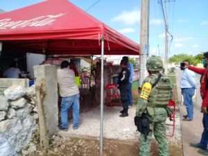 Llega el ejército a Izama para reforzar tareas de seguridad por contingencia sanitaria
