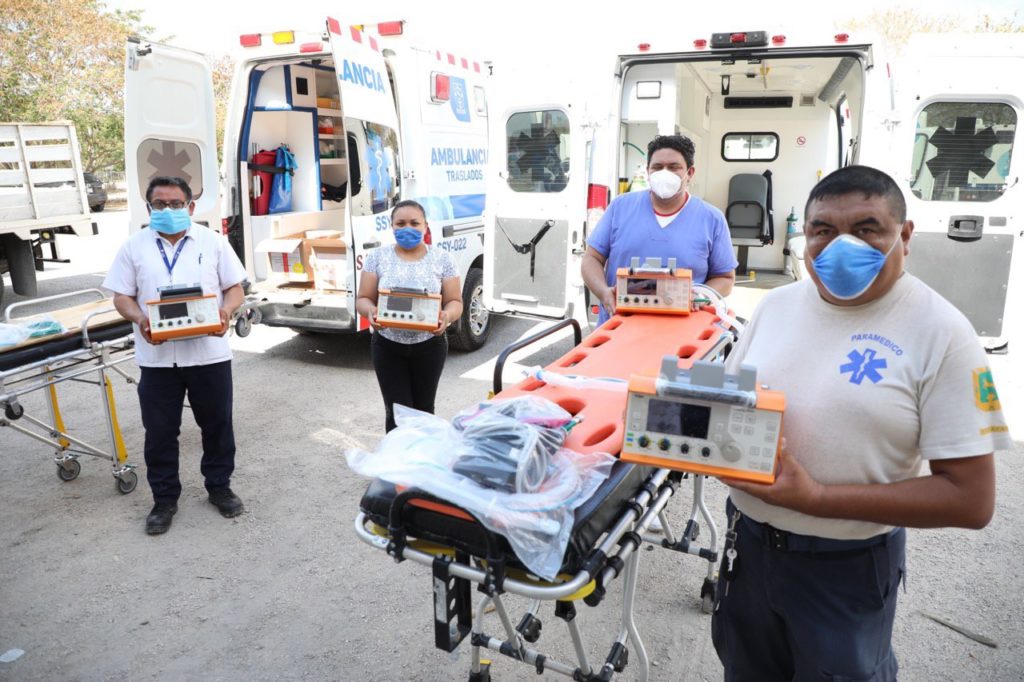 El Gobierno del Estado equipa ambulancias con ventiladores para el traslado ágil y seguro de pacientes con Coronavirus