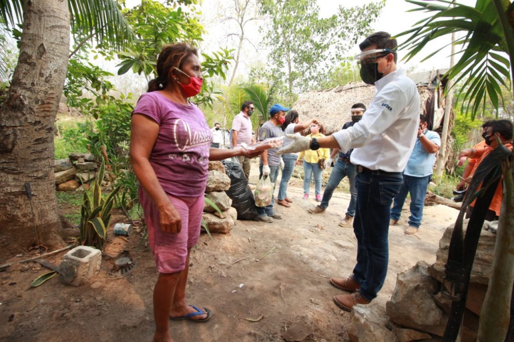 Familias yucatecas del interior del estado continúan recibiendo apoyos alimentarios a través de “Yucatán Solidario”