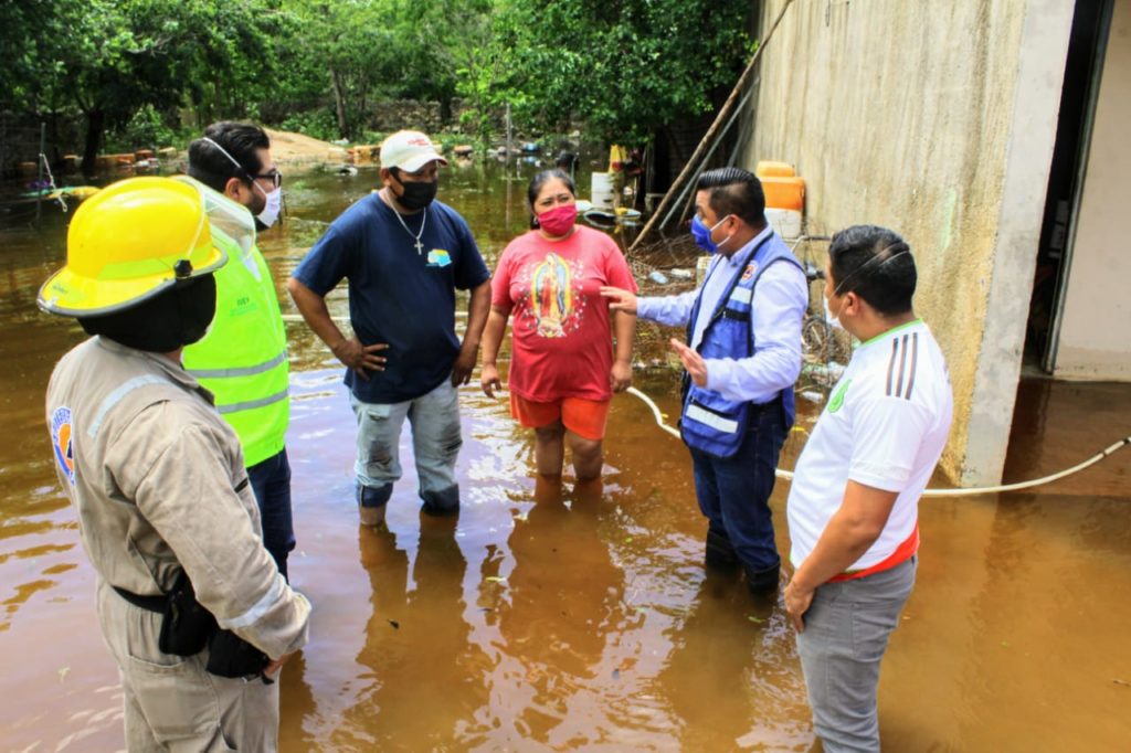 El alcalde de Umán apoyará a las familias más afectadas por la tormenta tropical Cristóbal”