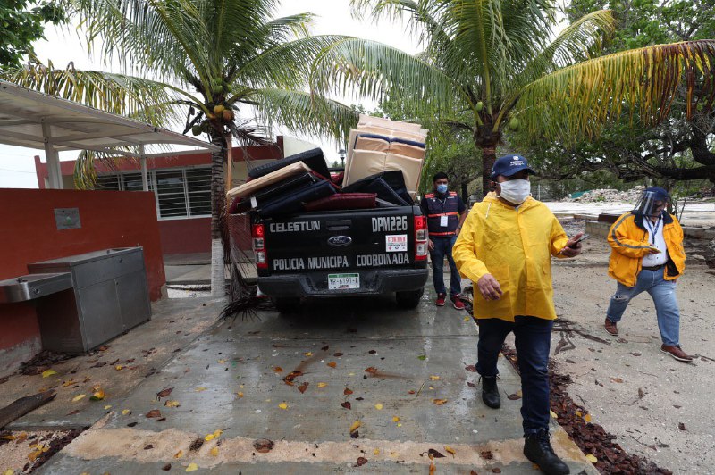 Gobierno del Estado intensifica labores de prevención ante declaratoria de alerta Naranja para el poniente y sur del estado por efectos de depresión tropical