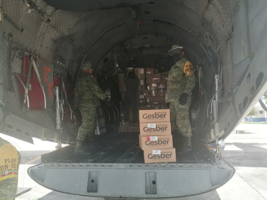 Tropas militares atendieron la emergencia provocadas por “Cristobal”