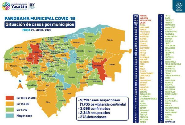 Yucatán llega a los 200 hospitalizados por COVID-19