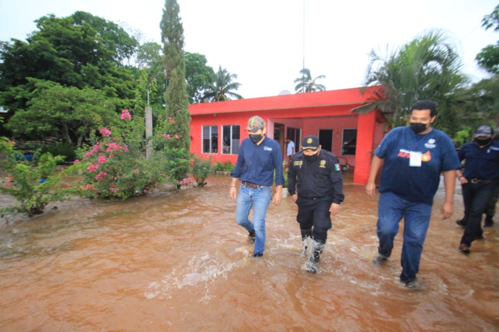 Se inician labores de vigilancia en coordinación con la policía municipal, policía estatal, Protección Civil Yucatan y Protección Civil municipal en el Ayuntamiento de Tekax