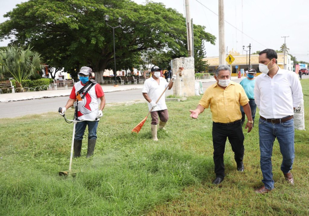 El Gobernador Mauricio Vila Dosal supervisa labores del Programa Emergente de Apoyo Comunitario en municipios afectados por el paso de “Amanda” y “Cristóbal”