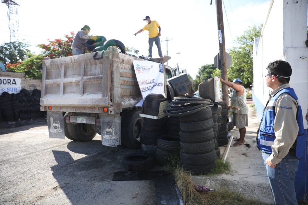Con gran participación ciudadana se realiza la Campaña Emergente de Descacharrización por tormenta Cristóbal en Mérida y sus comisarías