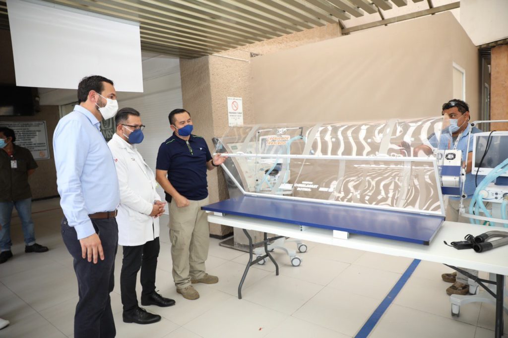 El Gobierno del Estado continúa entregando equipo médico para reforzar la atención para pacientes con Coronavirus en hospitales del gobierno federal