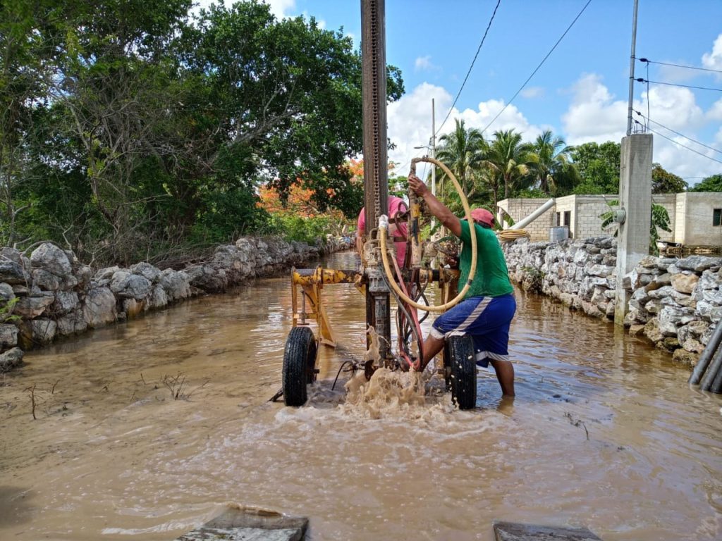 Dependencias estatales continúan apoyando a comunidades afectadas por tormenta tropical “Cristóbal”