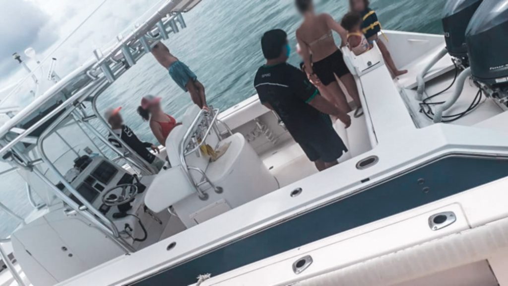 Embarcación de recreo asegurada por sobrecupo en Uaymitún