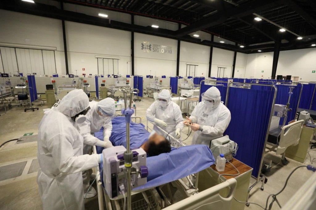 Hospital temporal en el Centro de Convenciones Siglo XXI recibió sus primeros pacientes desde el HRAEPY y el O'Horán