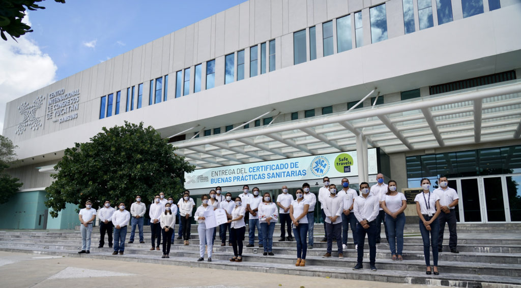Entrega Sefotur Certificado de Buenas Prácticas Sanitarias al Centro Internacional de Congresos