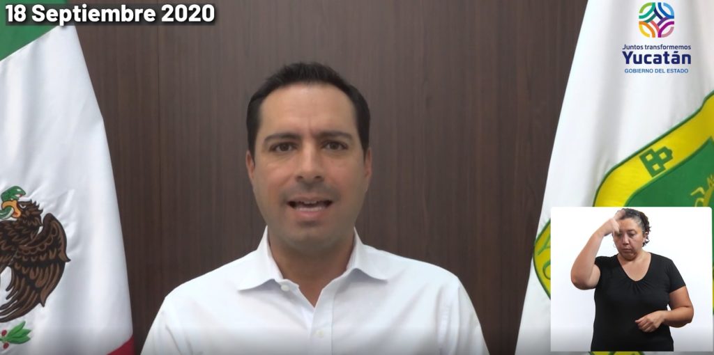 Uso correcto de cubrebocas, sana distancia y lavado de manos ayudarán a salvar vidas: Gobernador Mauricio Vila Dosal