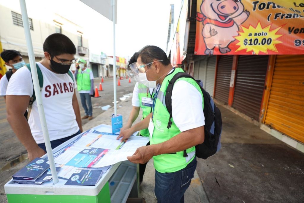 Con normalidad y sin mayores incidentes transcurre jornada de inicio de modificaciones a la movilidad en el Centro Histórico de Mérida