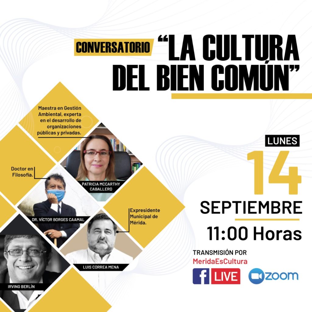 La cultura del bien común será tema de próximo conversatorio
