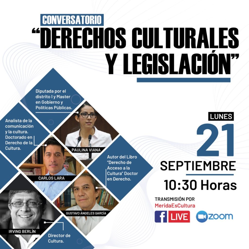 El tema de los derechos culturales y la importancia de contar con una legislación en nuevo conversatorio