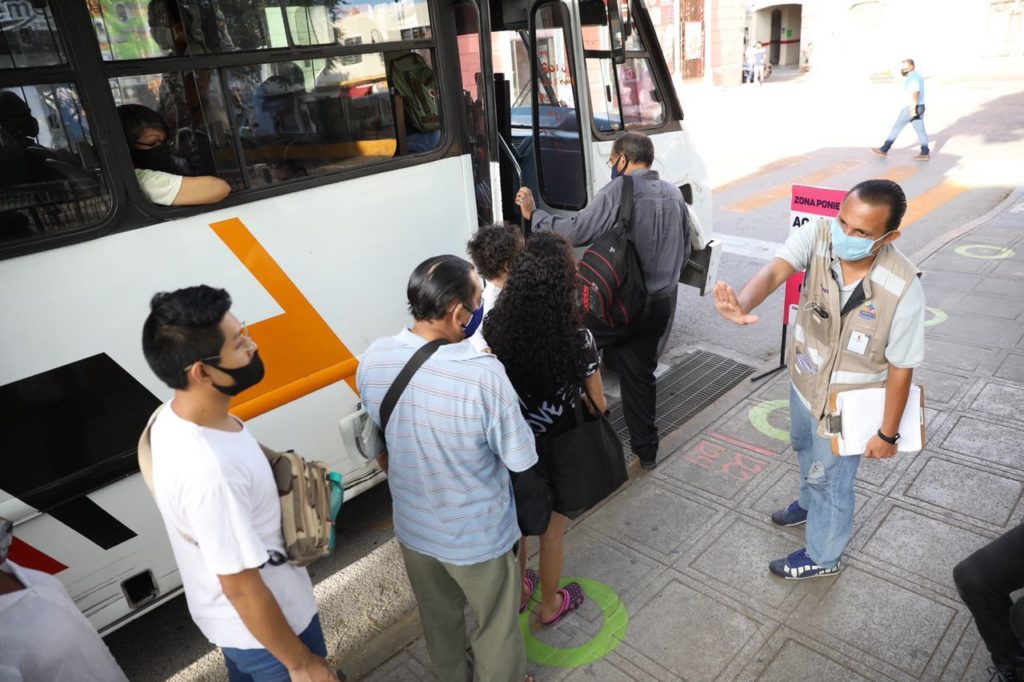 Por segundo día consecutivo, el Centro Histórico de Mérida luce como una zona con menos aglomeraciones y donde se protege la salud de los yucatecos