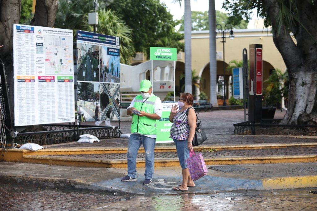 La jornada de este martes se desarrolló con normalidad al cumplirse el tercer día de las modificaciones a la movilidad en el Centro Histórico de Mérida