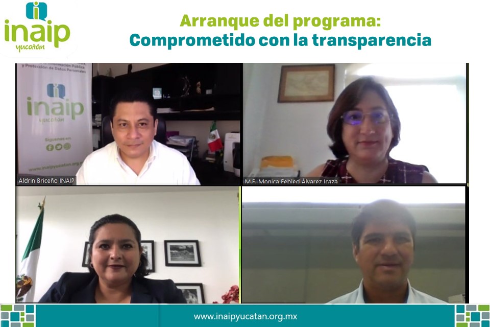 Convoca Inaip Yucatán a sumarse al programa Comprometido con la transparencia