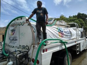 Gobierno del Estado brinda apoyo inmediato a comunidades afectadas por intensas lluvias en Motul