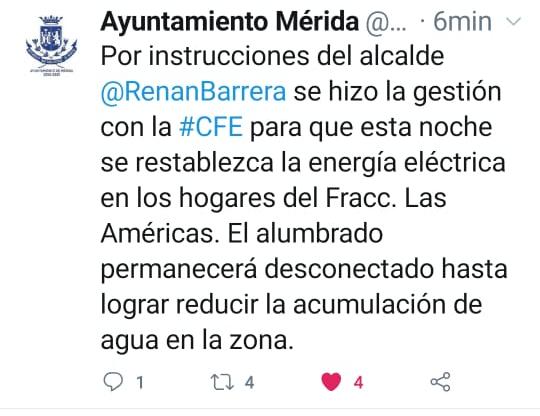 Reinstalan la luz en el Fraccionamiento Las Américas