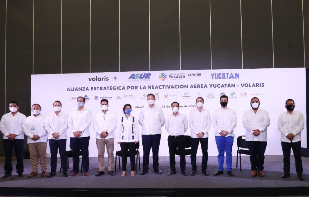 Gobierno del Estado y Volaris concretan Alianza Estratégica que contribuirá a reactivar el turismo y la generación de empleos en Yucatán