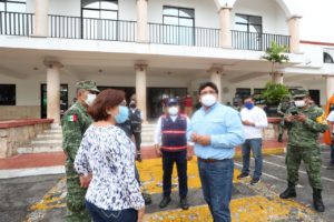 El Gobierno del Estado otorga atención y apoyo a la población de Tizimín que resultó afectada por el paso de la tormenta tropical “Gamma”