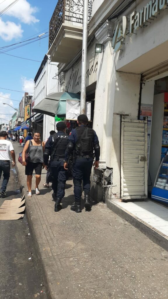 Se incrementa el número de policías que vigilarán el centro de Mérida durante el Buen Fin