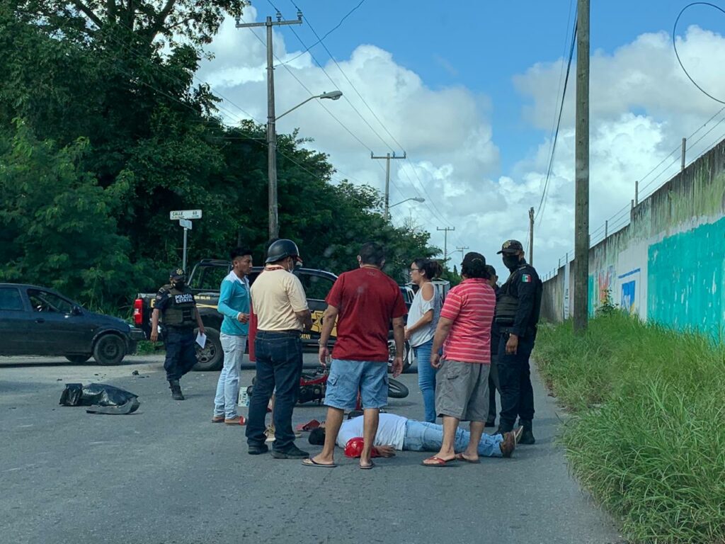 Fuerte accidente en la 60 Sur