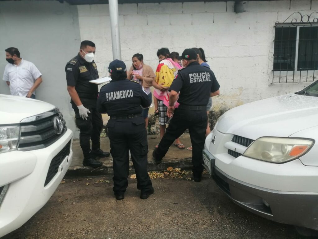 Bebé lesionado en accidente vial