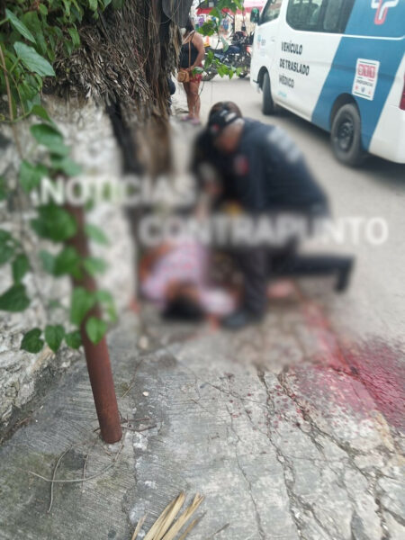 Accidente casi amputa brazo de mujer