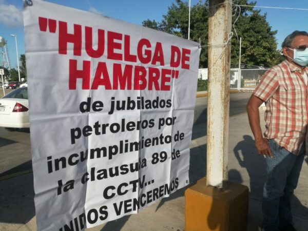 Huelga de hambre en PEMEX