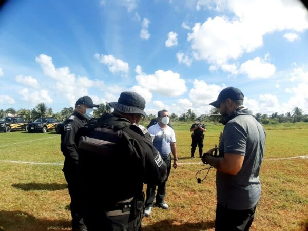 Operativo de busqueda en altamar por pescador desaparecido