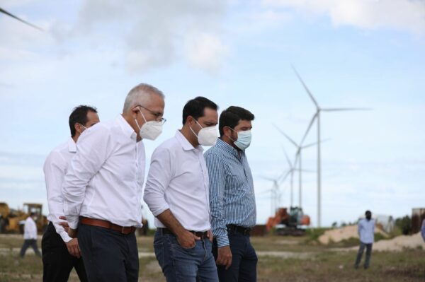 Inaugura el Gobernador Mauricio Vila Dosal el Parque Eólico de Tizimín