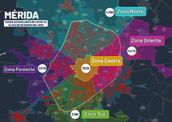 Continua el repunte de casos de COVID-19 en Yucatán se detactan 124 nuevos contagios