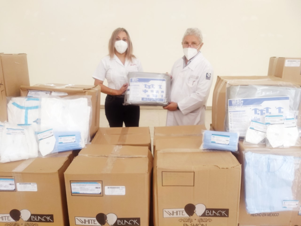 Empresa COPROTEX dona más de 4000 insumos médicos al HRAEPY