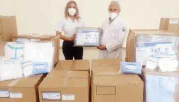 Empresa COPROTEX dona más de 4000 insumos médicos al HRAEPY