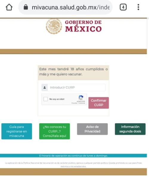 Turno para los jóvenes de 18 a 29 años de edad de registrarse para recibir la vacuna contra la Covid-19