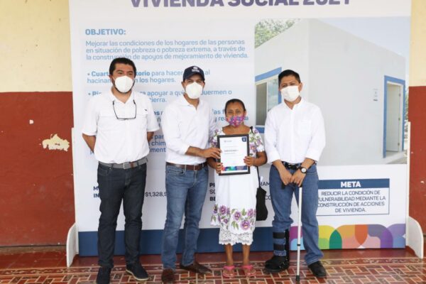 El Gobierno del Estado continúa con la entrega de Certificados de Vivienda y de sacos de maíz para autoconsumo del programa Seguridad Alimentaria
