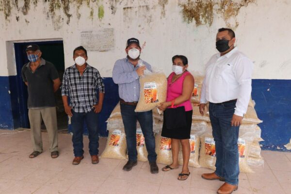Gobierno del Estado distribuye cerca de 120 toneladas de semilla de maíz para autoconsumo en respaldo a las familias que más lo necesitan