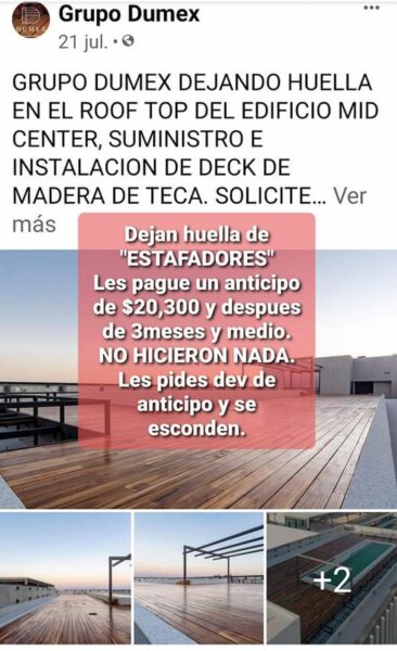 Denuncia a Grupo Dumex por «jinetear» el dinero de sus clientes