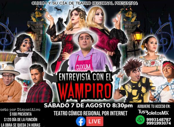 Un k’au, una abuela y su sabucán, un wampiro y más personajes protagonizan la cartelera de fin de semana