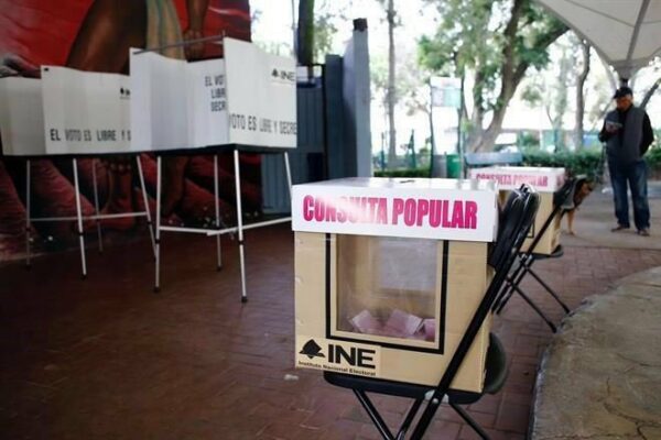 AMLO contento por la participación de la ciudadanía en la Consulta Popular