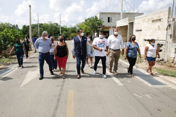 Más obras de infraestructura vial mejoran el entorno urbano del municipio