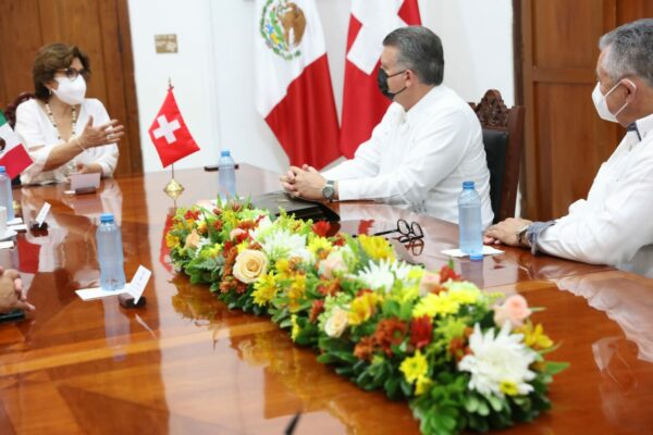 Gobierno de Suiza expresa interés en aumentar inversiones y acuerdos en Yucatán