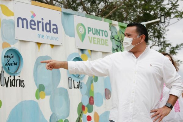 El éxito del programa Puntos Verdes, paso decisivo hacia una Mérida más sustentable, subraya el alcalde Renán Barrera