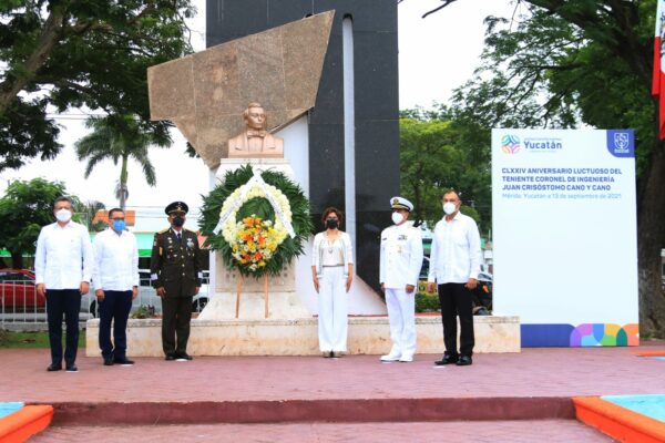 Autoridades evocan memoria de los Niños Héroes de Chapultepec